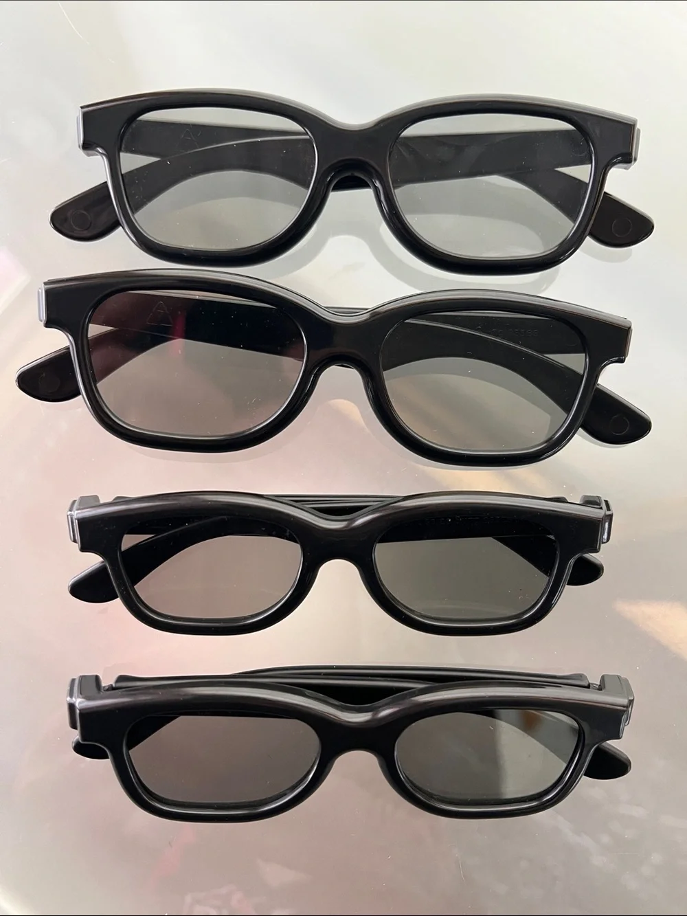 🕶️📺4️⃣RealD 3D Glasses Family Pack (2 Adult / 2 Kids) Passive Movie Lot of 4